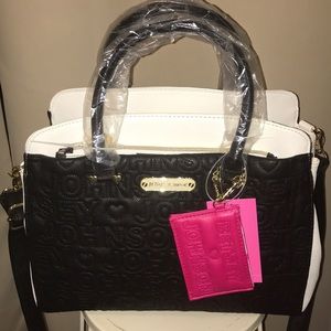 Betsey Johnson Satchel with Pouch